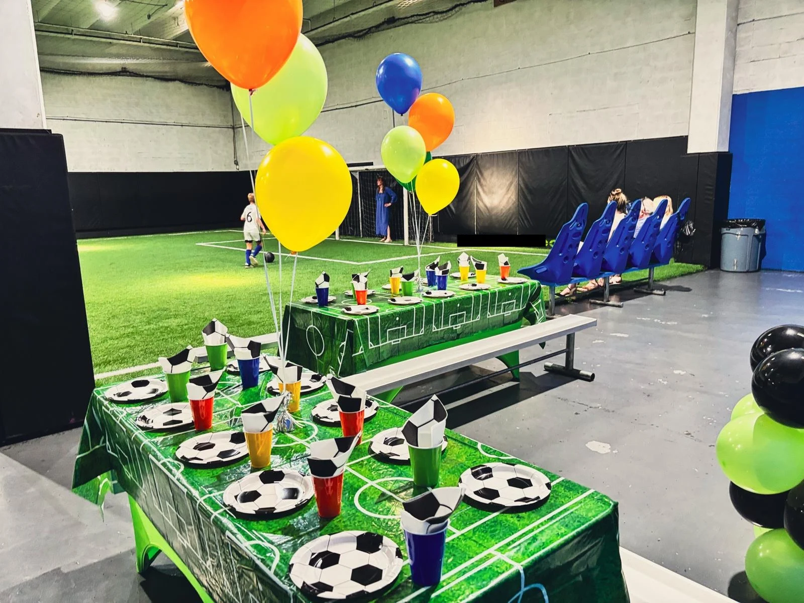 Birthday party setup at PowerPlay Tampa